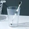Entrada Simples Luxo Criativo Copo de Enxaguante Bucal Estilo Cappy Plástico Doméstico Casal Porta-Escova Copo de Banheiro para Escova de Dentes Copo de Estudante