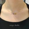 [Amor Arco-Íris] Colar Amor Dopamina Primavera e Verão Corrente Clavicular Choker Nicho Doce Colar Gola