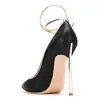 Zapatos de Moda Europeos y Americanos Transfronterizos Punta Fina Tira Superficial Tacón con Forma Zapatos de Mujer AliExpress Tacones Altos Zapatos de Salón para Mujer