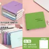 Agenda de capa mole, portátil, pequena, mini, caderno de check-in de autodisciplina, caderno de bolso, caderno quadrado