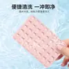 Soporte de ventosa de doble cara, diseño simple, engrosado, no requiere taladro, ventosa pequeña de silicona antideslizante multifuncional