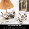 Moderno Simples Criativo Luz Luxo Hotel Modelo Ornamentos de Quarto Villa Sala de Estar Estante de Livro de Estudo Decorações Macias
