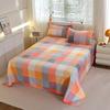 Sábana de una pieza engrosada de sarga, sábanas lijadas, dormitorio de estudiante, cama individual, funda nórdica doble sencilla de estilo nórdico para las cuatro estaciones