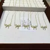 Nuevo Collar Estilo Chino Chapado en Oro con Pedrería, Lazo Princesa Fugitiva, Colgante Brillante Vintage de Lujo Ligero para Niña, Directo de Fábrica