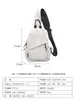 Nueva bolsa bandolera exterior de gran capacidad, bolso de pecho para mujer elegante y sencillo, bolso de hombro moderno y versátil para estudiantes, unisex transfronterizo