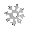 Chave de Fenda Mini Floco de Neve Portátil Hexagonal Octagonal Floco de Neve Cartão de Ferramentas 18 em 1 Chave Universal Multifuncional