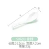 Cuchara de melamina de colores cuchara de plástico pequeña cuchara de sopa cuchara cuchara kung fu con gancho cuchara cuchara de mango largo cuchara comercial