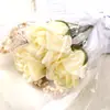 Ramo de Rosas, Flores Secas de Gypsophila, Flores Artificiales, Pequeños Recuerdos de Boda, Flores Eternas de Cumpleaños, Flores Hechas a Mano Personalizadas