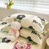 Par de Fundas de Almohada de Algodón Puro, Fundas de Almohada de Algodón Puro para el Hogar de Niños Funda Individual para Relleno de Almohada 48X74Cm Individual Verano 2