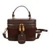 Bolsa com um Toque de Luxo de Nicho, Bolsa Caixa Retrô de Luxo Leve para Mulheres, Bolsa Quadrada Pequena para o Dia a Dia, Bolsa de Mão Feminina, Bolsa Tote Pequena