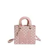 Bolso Pequeño Cuadrado Estampado Retro Europeo y Americano Transfronterizo para Mujer 2026 Nuevo Estilo Bolso de Hombro Cruzado Versátil de Alta Gama
