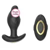 Tapón Anal de Segunda Generación Melocotón Negro Control Remoto por App Chico Gordo Columpio Vibrador Masajeador Anal Juguete Sexual para Adultos