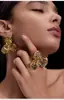 Brincos de Liga de Cobre Camélia Ouro Prata Brincos Luxo Acessível Design de Nicho Moda de Alto Padrão Brincos Elegantes