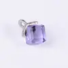 Colgante de cristal nuevo accesorios para collar diy cristal cuadrado versión coreana del nuevo al por mayor en stock accesorios de joyería 1536