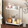 Estante de Almacenamiento de Cocina Blanco Cremoso para Condimentos, Frascos de Especias y Tazas de Agua, Organizador de Escritorio