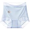 Bragas ultrafinas 10A antimicrobianas sin costuras de seda de hielo de cintura alta para mujer, con bolsa, realce de cadera, talla grande, entrepierna de ácido poliláctico, encaje