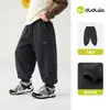 Calça Esportiva Masculina Dudu Estilo Outono Calça Casual Masculina Calça Longa Feminina Solta Nova Moda Infantil Roupa Infantil Tendência