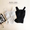 Camisola Bandeau con Adorno de Encaje para Mujer con Copas, Sin Aros, Sin Tirantes, Espalda Descubierta, Espalda Sexy y Hermosa