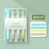 Plumón Girly Estilo Ins con Punta Suave, Marcador Fluorescente de Colores, Bolígrafo de Alta Apariencia Amigable con los Ojos para Diario, Bolígrafo Fluorescente Morandi
