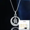 Collar Inteligente de Plata de Ley S925 con Moissanita para Mujer Moda Coreana Nuevo Estilo Lujo Accesible Colgante Cadena Clavicular Elegante Versátil Mujer