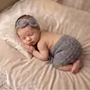 Suministro transfronterizo de vestidos de punto de mohair hechos a mano para fotografía infantil, conjuntos de disfraces, faldas cortas para sesión de fotos de bebés y tocados