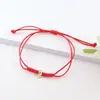 Collar de Cuerda de Cera de Moda Accesorios para Mujeres, Pulsera Trenzada Versátil Hecha a Mano Estilo Coreano Colgante, Cuerda de Cera Ajustable para Parejas