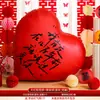 Decoración de Habitación de Boda Accesorios para Fotos Diseño de Fiesta de Compromiso Globos de Corazón Gigantes de Papel de Aluminio para Boda Juego de Pared de Fondo para Boda
