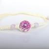 Suministro de fábrica pulsera de flor de encaje de estrella de flor seca pulsera de cerámica de Jingdezhen estilo pastoral dulce y fresco Estudiantes