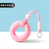 Mosquetão Chaveiro Pingente Fortalecedor de Pegada Descompressão Portátil Anel de Silicone Chaveiro Descompressão Pequeno Presente