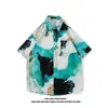 Ilha de Hainan Camisa Floral de Manga Curta Roupa de Praia Sanya Havaí Tailândia Viagem Masculina Casal Casual Solta