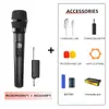 Microfone U Universal Transfronteiriço, Uso Duplo para Casa e Uso ao Ar Livre, Microfone Profissional de Mão com Cancelamento de Ruído para Ktv e Transmissão ao Vivo