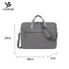 Bolsa para portátil de color liso de 15.6 pulgadas, bolsa para portátil de negocios, maletín de viaje, bolsa cruzada unisex para portátil