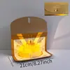 Envelope de Aniversário Vermelho 3D com Música e Luzes, Envelope Criativo de Ano Novo para Crianças com Dinheiro da Sorte de Cem Yuan