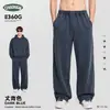 CKX Roupa Masculina 26 Novidades Outono/Inverno Marca da Moda Calça de Moletom Retro Americana Solta Caimento Fluido Perna Larga Casual Lavada Desgastada