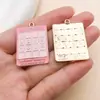 Día de San Valentín Corazón Forma Flor de Rosa Goteo Aceite Aleación Colgante DIY Pulsera Collar Llavero Pendiente Joyería Accesorios