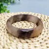 Pulsera Plana de Seda Violeta Dorada de Xinjiang Flor Flotante Fabricante Mayorista Mismo Estilo que el Libro Rojo Pequeño Pulsera de Jade