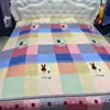Tela Floral de Algodón Procesado, Algodón Puro para Fundas de Edredón, Sábanas, Forros de Edredón, Ropa, Telas para Ropa de Cama, Yutongjing