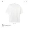 250g Algodón Puro Pesado Marca Americana de Moda Divertida Estampado de Mariposas Camiseta de Manga Corta para Hombres y Mujeres Verano Holgada Transfronteriza Venta al por Mayor