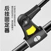 Suporte de Vara de Pesca Espessado Personalizado de Aço Inoxidável Preto King Kong Suporte de Chão Espessado Suporte de Torre Ajustável de Uso Duplo
