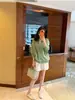 La primavera no se retrasa [Verde Leche de Menta] Sudadera con cremallera deportiva estilo coreano color menta para mujer, top dopamina de otoño
