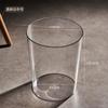 Bote de Basura Grande de Lujo para Entrada de Hogar, Creativo de PET Transparente para Sala de Estar, Oficina de Gran Capacidad, Bote de Basura Simple