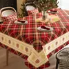Toalha de Mesa Atmosfera de Natal, Decoração de Mesa para Festa Temática de Feriado, Especial Resistente ao Calor e Anti-Queimaduras, Melhora a Sensação de Cerimônia na Vida