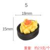 Brinquedo de Comida em Miniatura Série Sushi Acessórios de Resina DIY Enfeites Realistas Brinquedos de Faz de Conta Ímãs de Geladeira Materiais de Artesanato