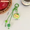 Nuevo Lindo Colgante de Dibujos Animados de Manzana Decoración para Mochila de Niñas Llavero Accesorios Pequeños Creativos Colgante Venta al por Mayor