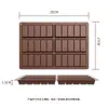 Molde de Silicona Popular para Hornear Pasteles Transfronterizo Molde de Chocolate de Dubái Molde de Chocolate de Silicona Creativo