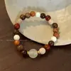 Pulsera de Cuentas para Mujer 2025 Nuevo Estilo Étnico Pulsera de Cuentas Nuevo Estilo Chino Estilo Antiguo Pulsera Zen para Hombre