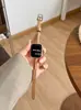 Correa de Cuero Ultra Fina Ajustada para Apple Watch Adecuada para Apple Watch Series 12/11/10