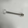 Acessórios de Cobertura de Tubo Trançado de Aço Inoxidável 304 20cm Uma Extremidade Dentes Internos Plástico 7/8 Uma Extremidade Dentes Externos Aço Inoxidável 7/8