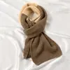 Bufanda de Lana Tejida Coreana a Juego para Mujer Otoño e Invierno Cálida Estudiante Linda Suave Chica Versátil para Hombres Pareja
