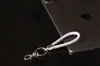 Llavero de langosta de cuero tejido círculo llavero de coche accesorios accesorios de llavero dorados creativos con cordón al por mayor